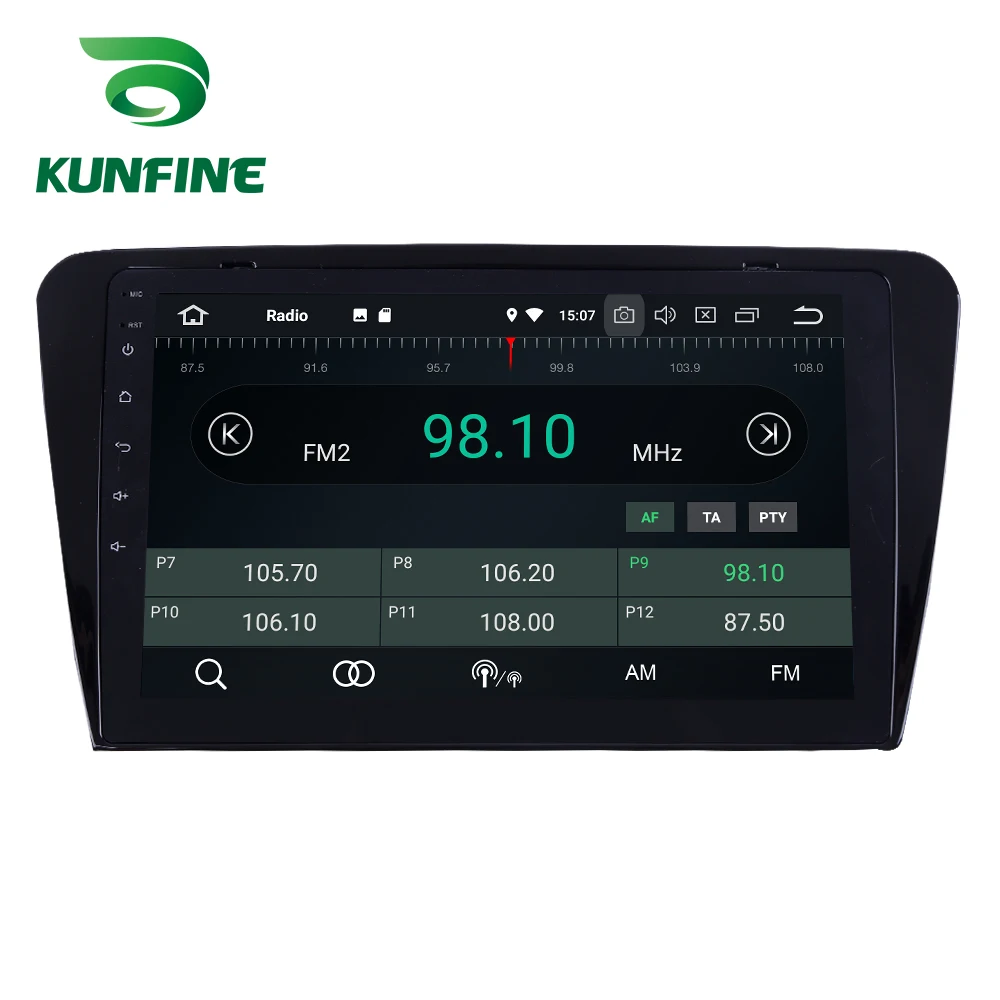 Android 9 0 Ram 4G Rom 64G PX6 Cortex A72 автомобильный DVD GPS мультимедийный плеер стерео для Skoda