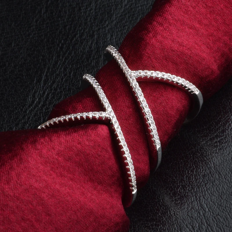 

Special Design Charm Promise Fashion Rings For Women Girls With Full Shiny CZ Crystal 925 Sterling Silver Fashion Jewelry