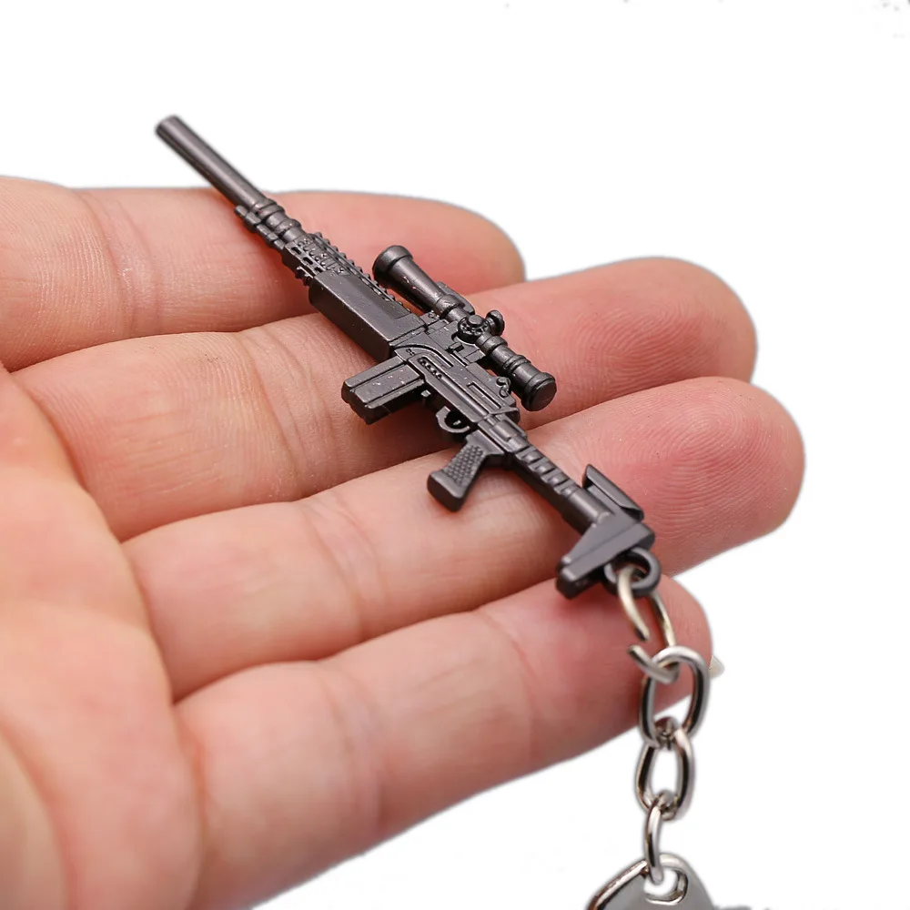 Горячая игра 16 видов стилей PUBG CS GO брелоки в виде оружия AK47 пистолет Модель 98 к снайперская винтовка брелок для мужчин Подарки Сувениры 6 см