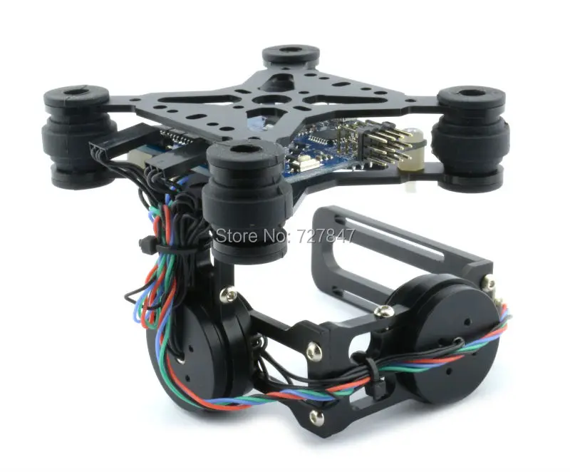 

RTF Version 2-Axis Brushless Gimbal Camera Mount with BGC 3.12 / Storm32 Controller for Gopro 3 4 SJ4000 Xiaomi Xiaoyi Camera