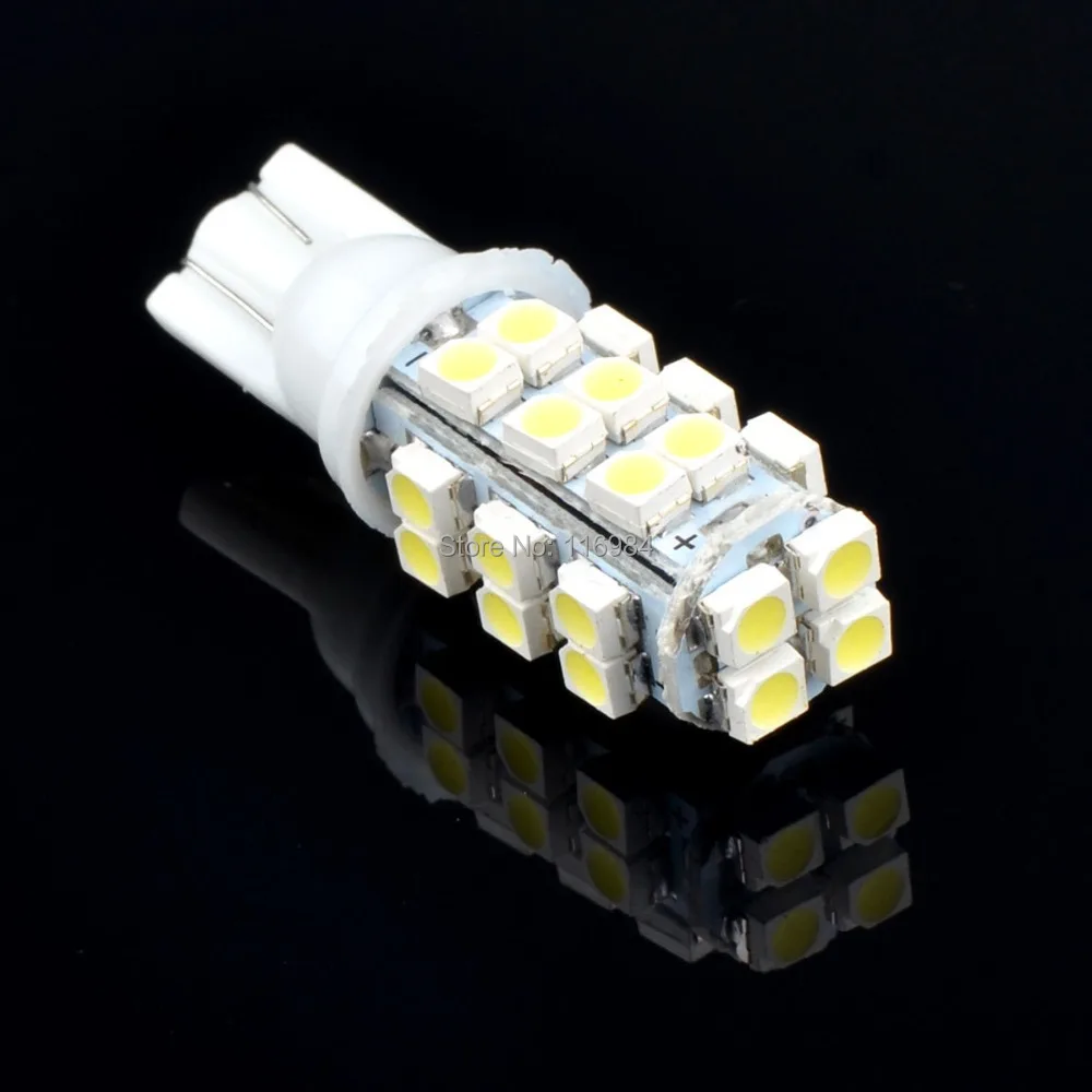 2pcs/Lot x White T10 28 SMD LED 168 194 W5W Wedge lamp DC12V for Car Light | Автомобили и мотоциклы