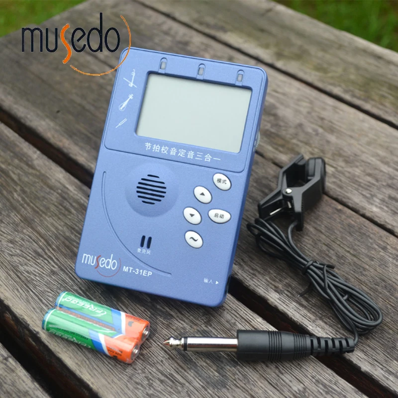 

Musedo MT-31EP Tuner/Metronome/Tone Generator for Erhu/Pipa Multifunctional erhu Tuner Pipa metronome (3 in 1)
