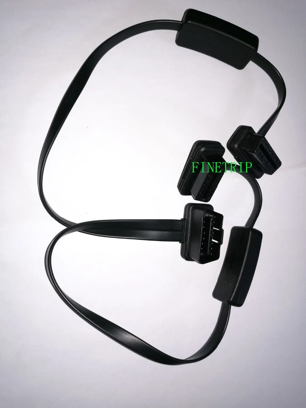 Разветвитель FINETRIP OBD 2 удлинитель от 1 до с переключателем и кабелем Y двумя