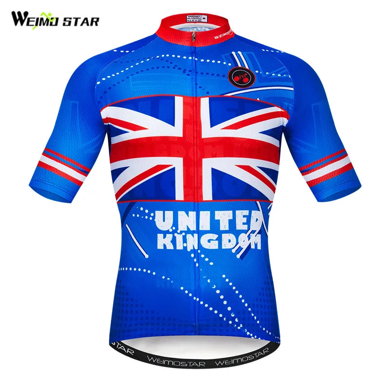 Weimostar UK Pro одежда для велоспорта летняя форма Джерси рубашка мужчин короткий
