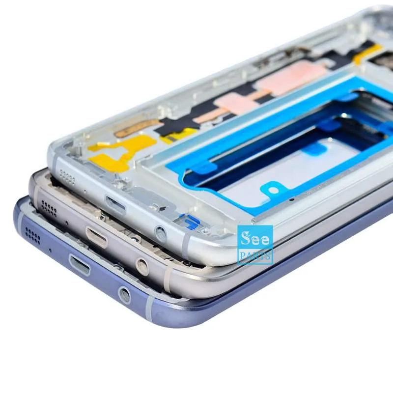 For Samsung Galaxy S7 G930 Middle Housing Bezel Metal Frame Chassis SAMSUNG Replacement Parts Repair | Мобильные телефоны и
