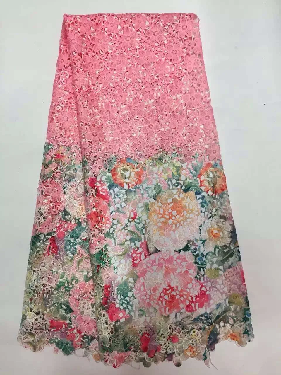 2016 маленькая Сливовая марка Африканский шнур кружевная ткань для шитья