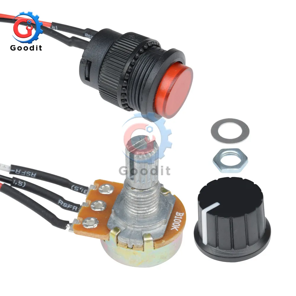 Регулируемый регулятор скорости двигателя PWM DC 6 V 30 12V 24V MAX 8A 16kHz цифровой ЖК