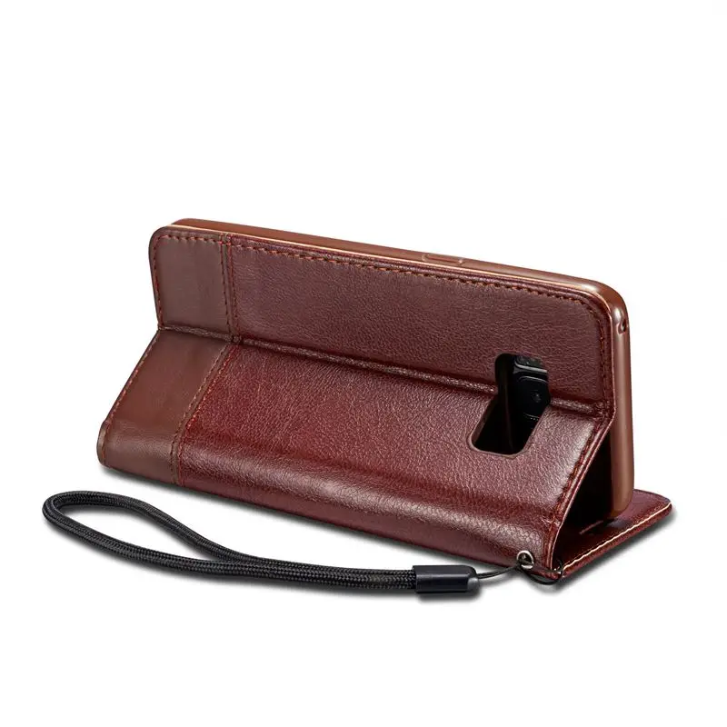 Магнитный чехол-книжка с бумажником для Samsung Galaxy S10 S8 S9 Plus S10e чехол из