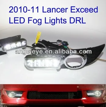 

2010-2012 год Lancer Exceed светодиодный ные Противотуманные фары LED DRL дневные ходовые огни V1