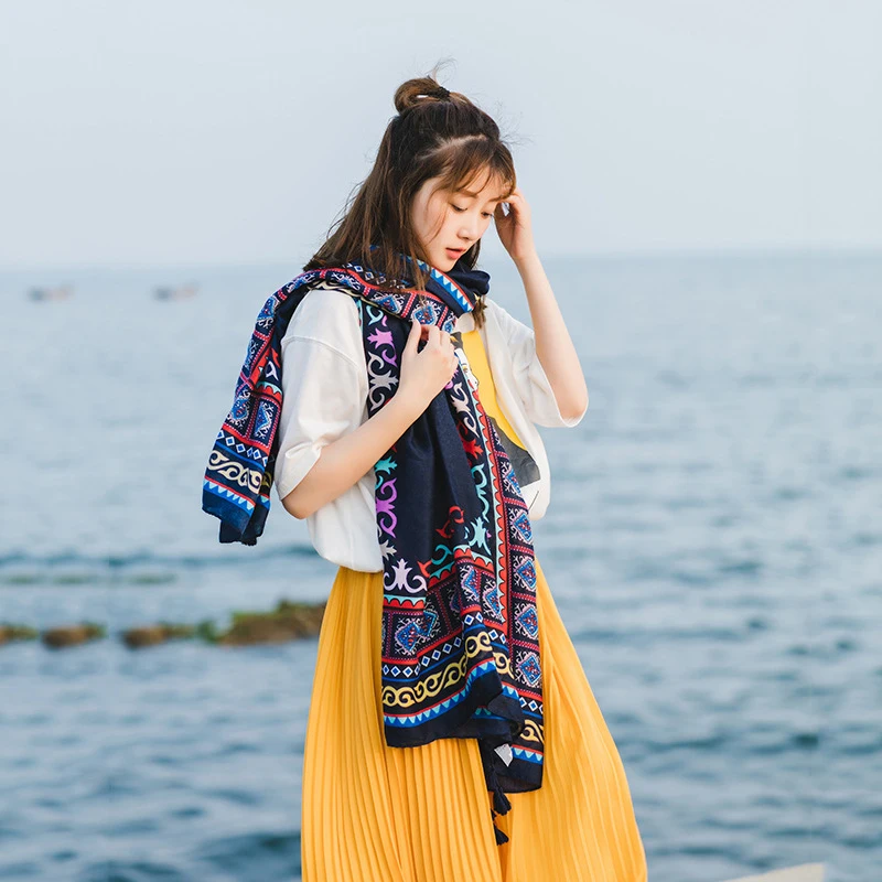 Новое поступление повседневный удобный большой высококачественный шарф пляжный