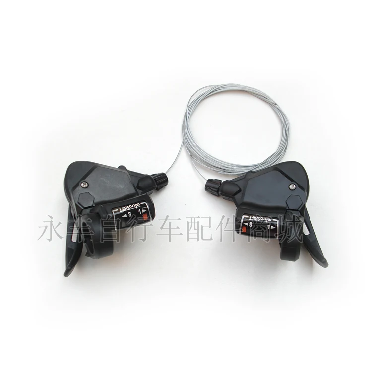 Бесплатная доставка на microshift TS38-7 оригинальный горный велосипед Microshif 7/21 скорость