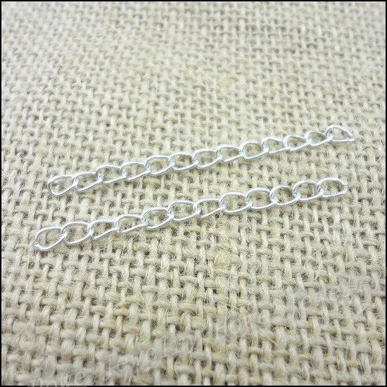 Бесплатная доставка! 380 шт./лот удлинитель цепей для ювелирных изделий