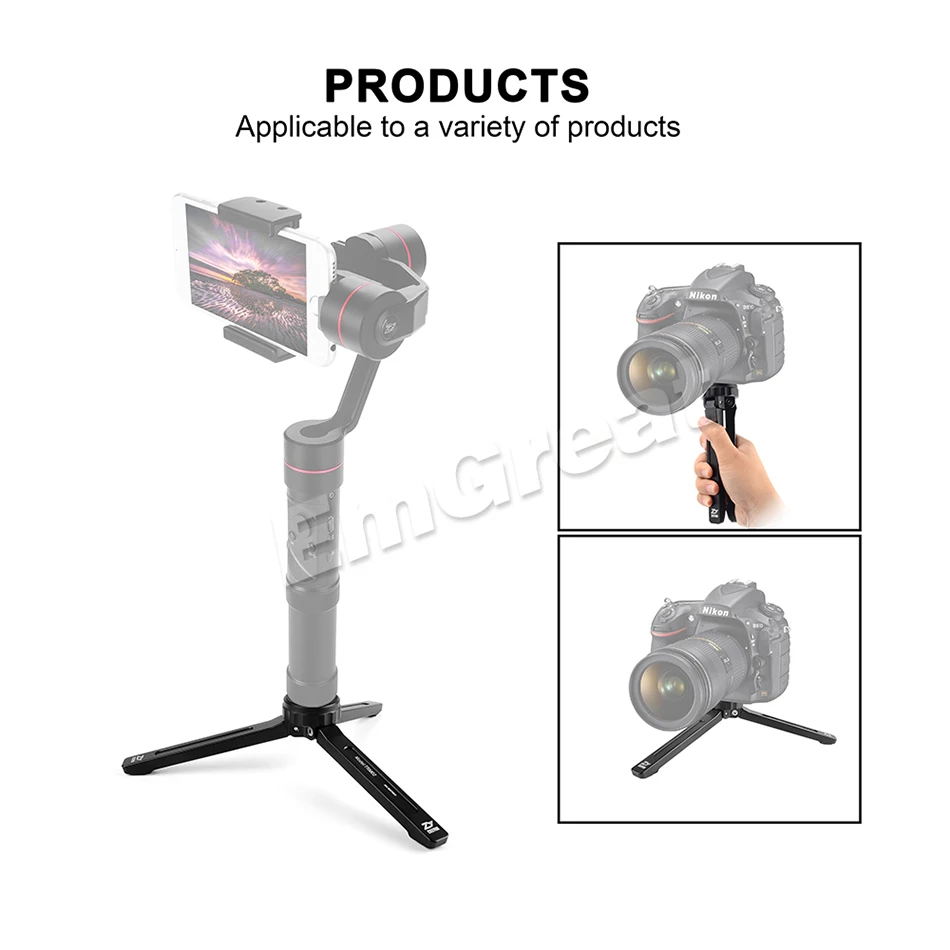 Zhiyun Алюминиевый мини настольный штатив монопод с винтом 1/4 для Zhiyun Crane 2/Crane Plus/Crane V2/Smooth 4/Smooth Q Gimbal стабилизатор