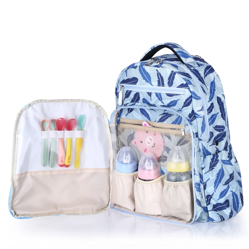 INSULAR Fashion Diaper Bags Backpack and Thermal Insulation SET For Baby Care Strollers with Wet Bag/ Hook/Changing Bag | Мать и ребенок