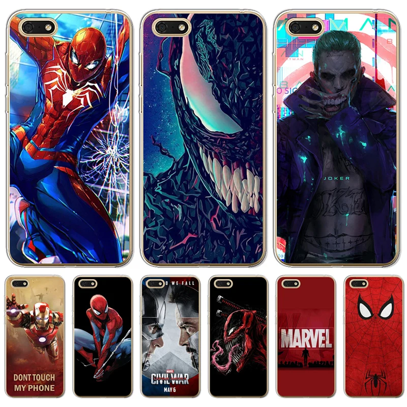 Joker venom marvel Spiderman Iron Man For Huawei Nova 2 Plus 3 3i Y5 II Y6 Y3 2017 Prime 2018 phone case Cover Cool Capa |