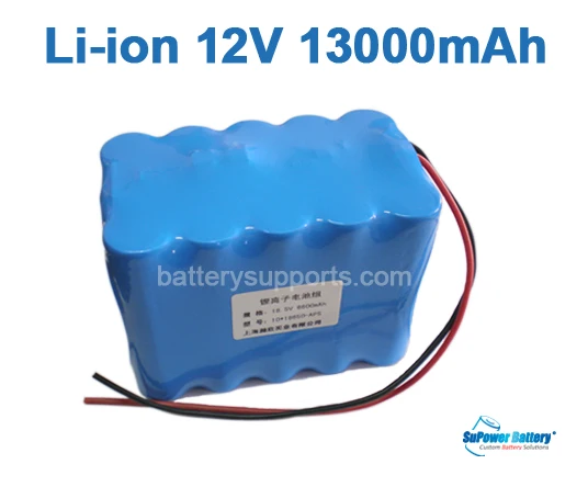 Литий ионный перезаряжаемый аккумулятор SuPower 10 8 В 11 1 в 12 6 13 Ач Макс 4 а со