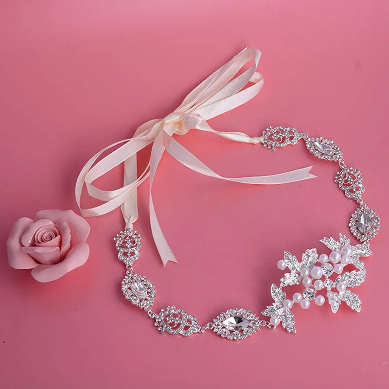 Бесплатная доставка 1 шт. ободок с жемчугом и бриллиантами| |