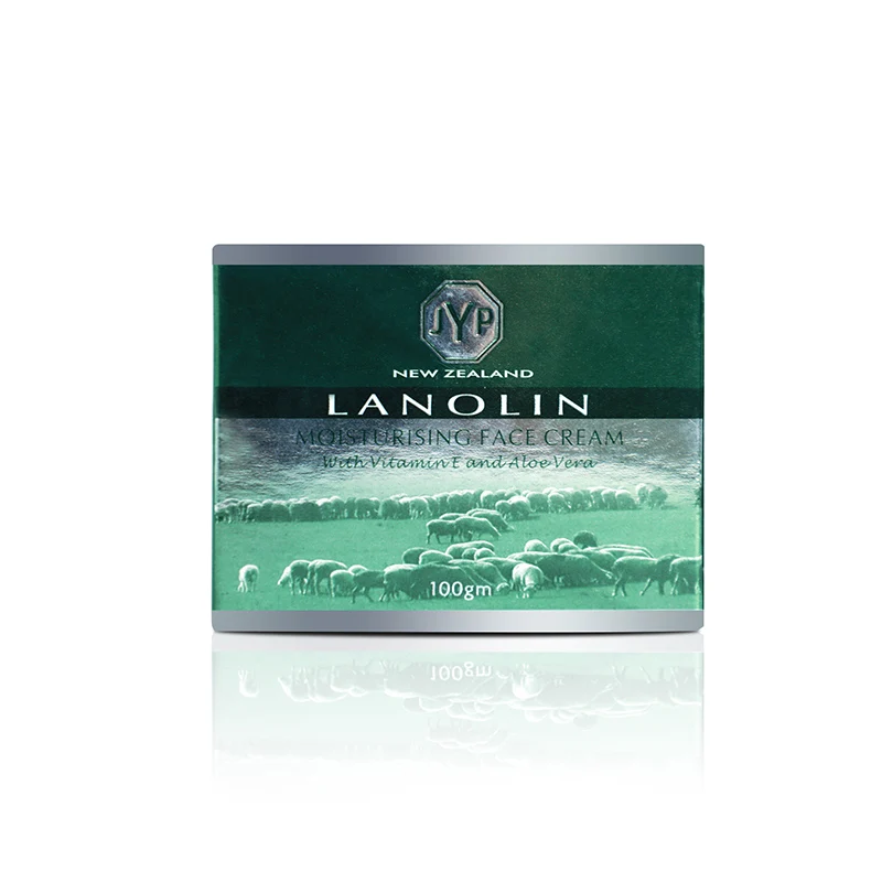 Оптовая продажа 6 шт NewZealand JYP Lanolin Алоэ Вера Витамин Е увлажняющий крем для лица и