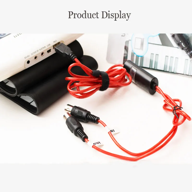 Новое поступление USB к MIDI кабелю пуэр аудио midi usb адаптер Подключение музыки для
