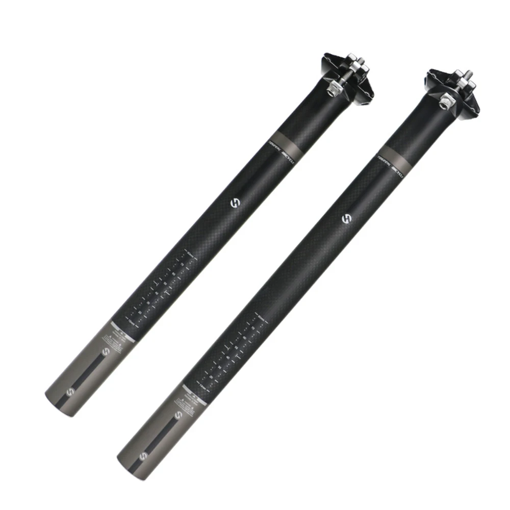 Подседельный штырь T800 из углеродного волокна для горного и дорожного велосипеда