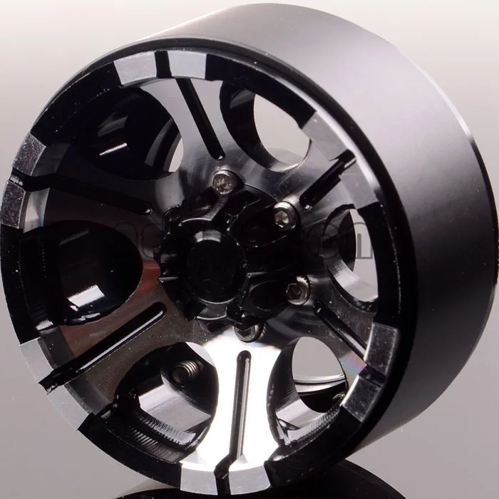 4xaluminum 1 9 &quotBeadlock обод колеса 1050 для RC Рок Гусеничный осевой SCX10 D90 1:10|beadlock wheels|beadlock