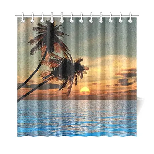 Противоскользящий коврик для дома с изображением природы рая тропического моря