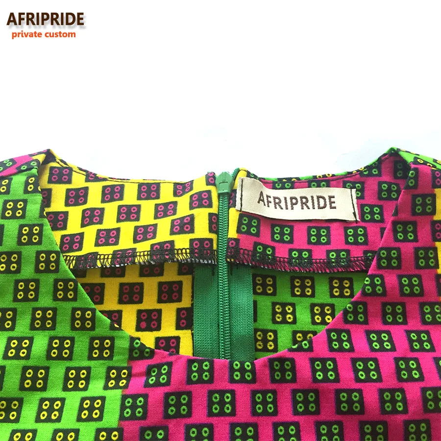 Осеннее Африканское женское платье AFRIPRIDE private custom с расклешенными рукавами