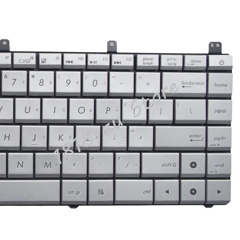 YALUZU новая Серебристая клавиатура для Asus N45 серии N45S N45SF 2 N45Sl N45SJ|Клавиатуры замены|
