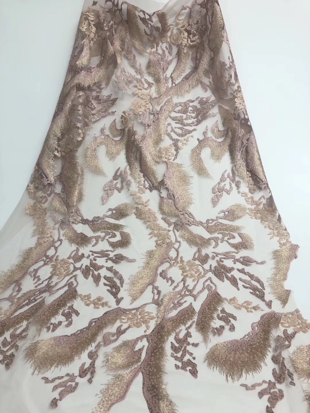 

Pink French Mesh Embroidery Fabric Tissu Mariage High quality Women Fashion 2019 African Lace Fabric For Nigeran Wedding RF31491
