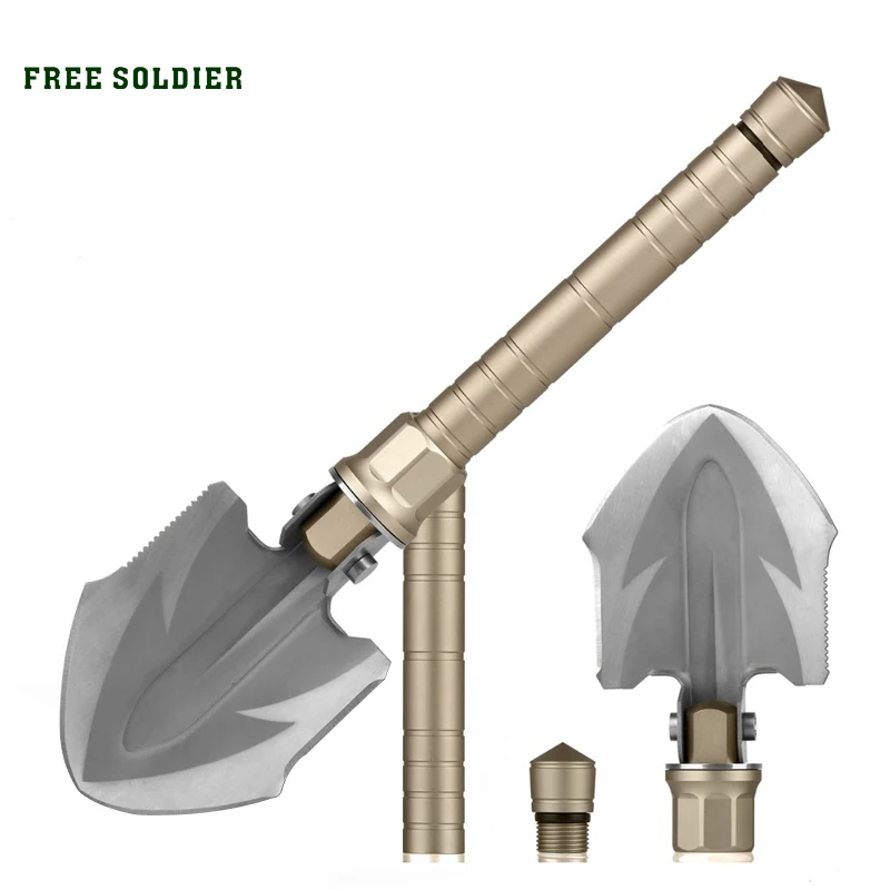 FREE SOLDIER Открытый отдых магия формы стали лопатой многофункциональный складной