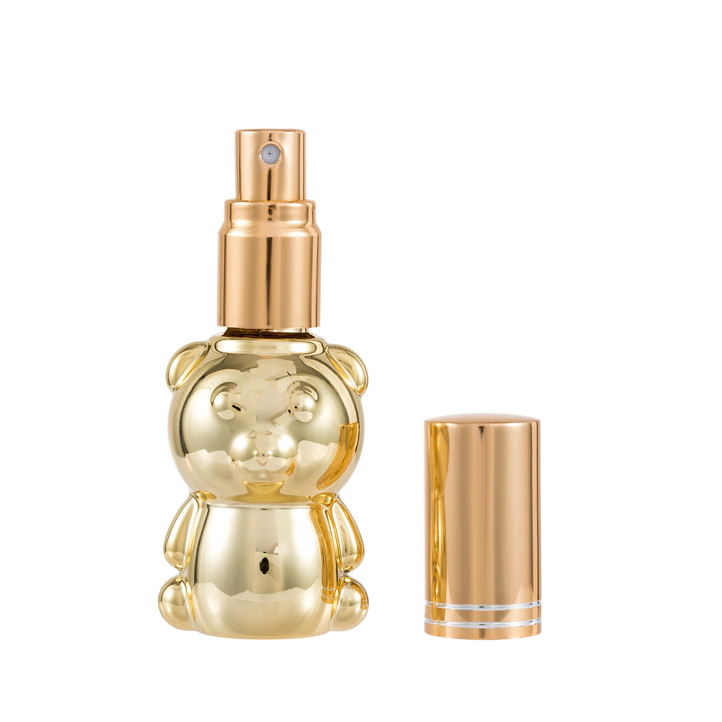 MUB - 8ML UV Glass Bear Shape Portable Perfume Spray Bottle Refillable Clear Bottles Atomizer Empty Container | Красота и здоровье