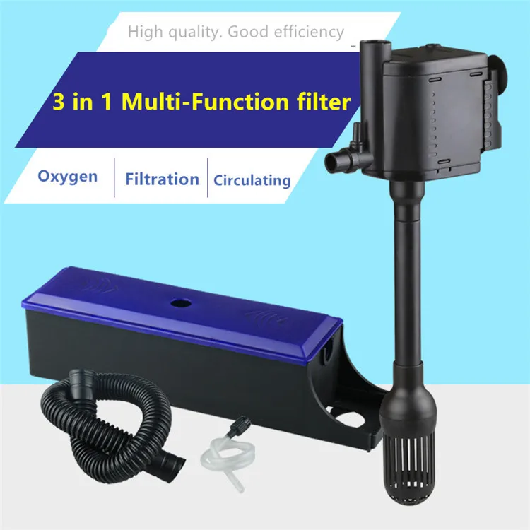 SUNSUN 3 в 1 аквариумный погружной насос для аквариума кислородный водяной Powerhead