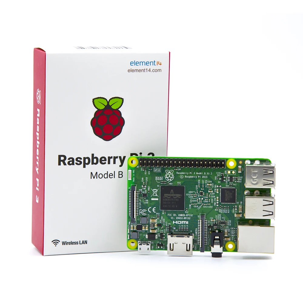 Raspberry Pi 3 Model B стартовый комплект с Raspberry Pi коробка корпус красный белый/16G sd-карта/5 V 3A Usb зарядное устройство/USB кабель