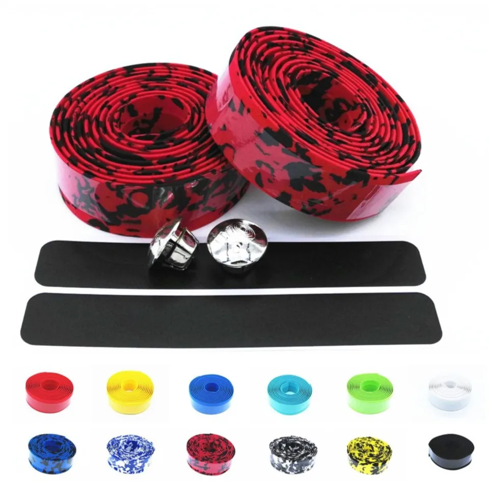 Велосипедный ремень руля нескользящая впитывающая цветная велосипедная ручка