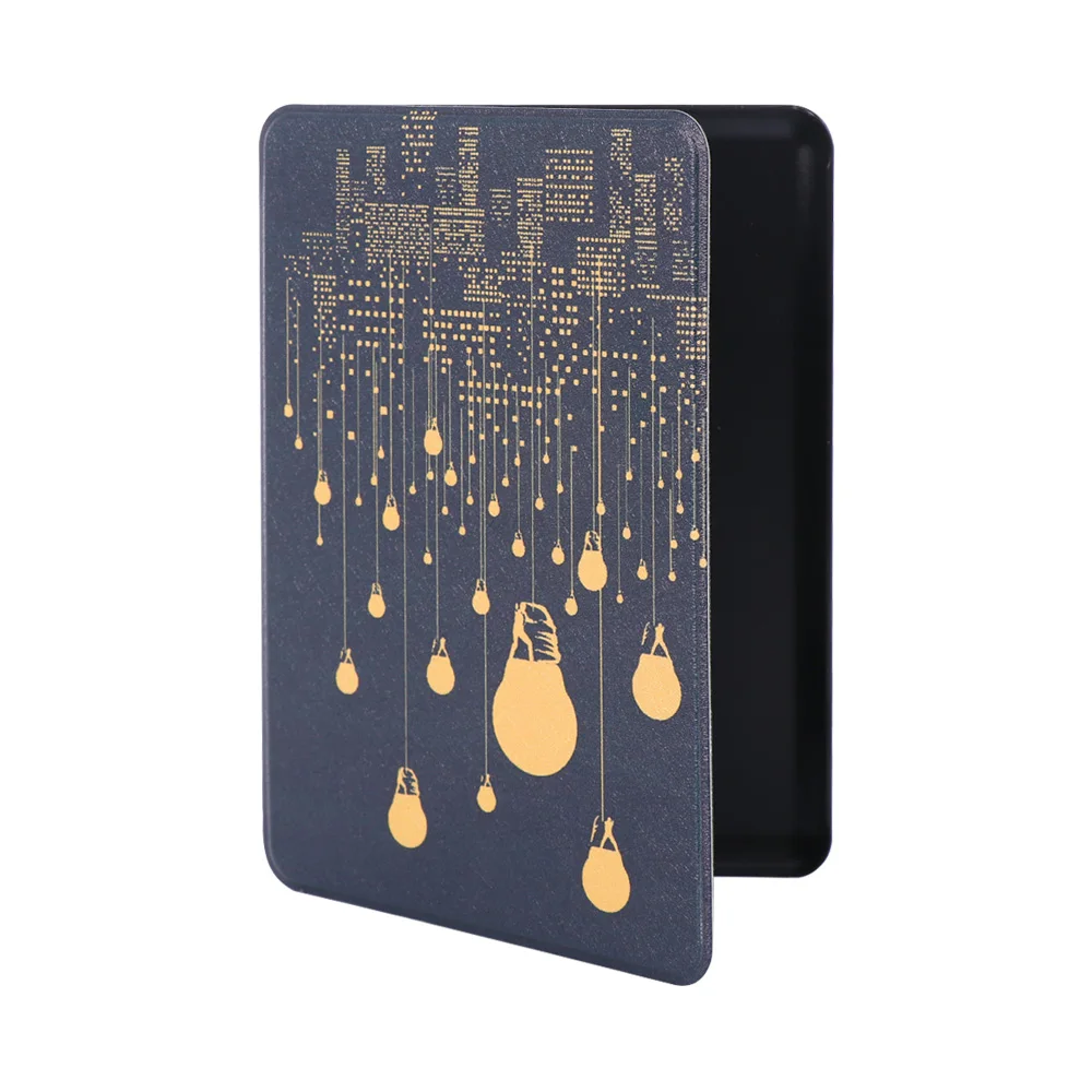 Чехол для Amazon Kindle Paperwhite 4 10-го поколения, защитный чехол, ультра тонкий умный чехол-книжка, Магнитный чехол из искусственной кожи - Цвет: 11