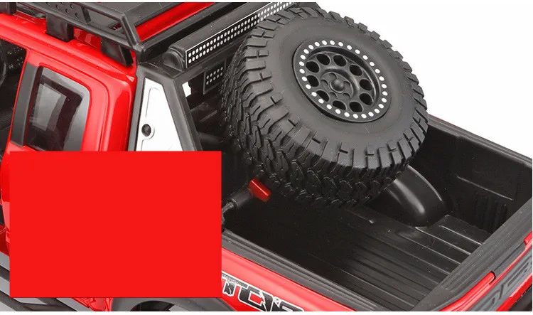 Высокое качество 1:24 Ford F150 звукосниматель Раптора сплава Модель автомобиля, коллекция моделирования и подарочный металлический внедорожный модель