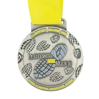 customized logo 60mm diameter custom marathon medal