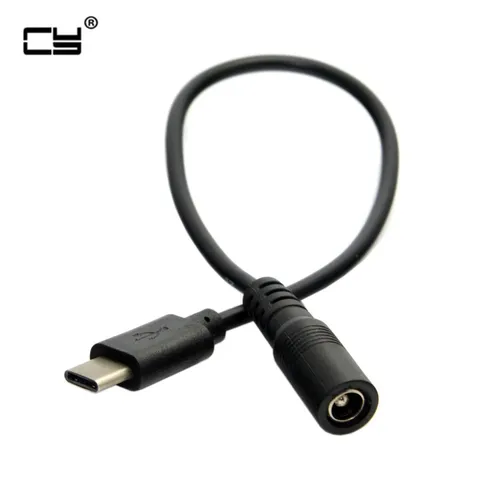 UXG Кабель-переходник USB 3.1 Type C на DC 5.5 2,5 мм 10 см