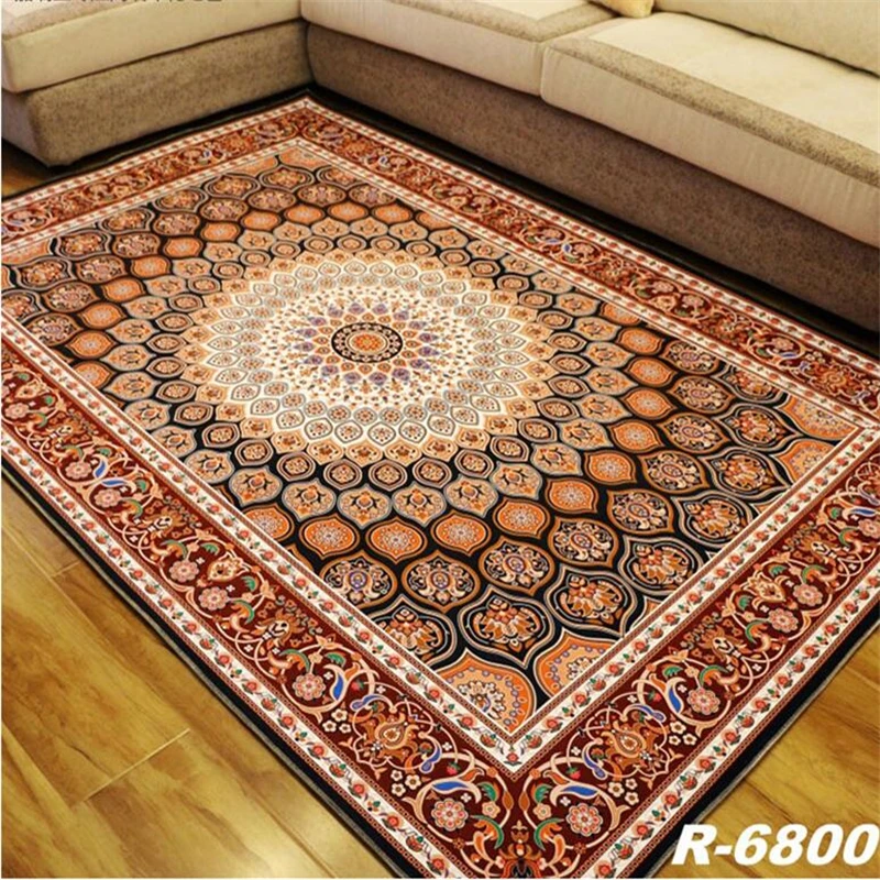 

beibehang European Style Living Room Carpet Coffee Table Blanket Simple modern full bedroom carpet bedside rectangular home