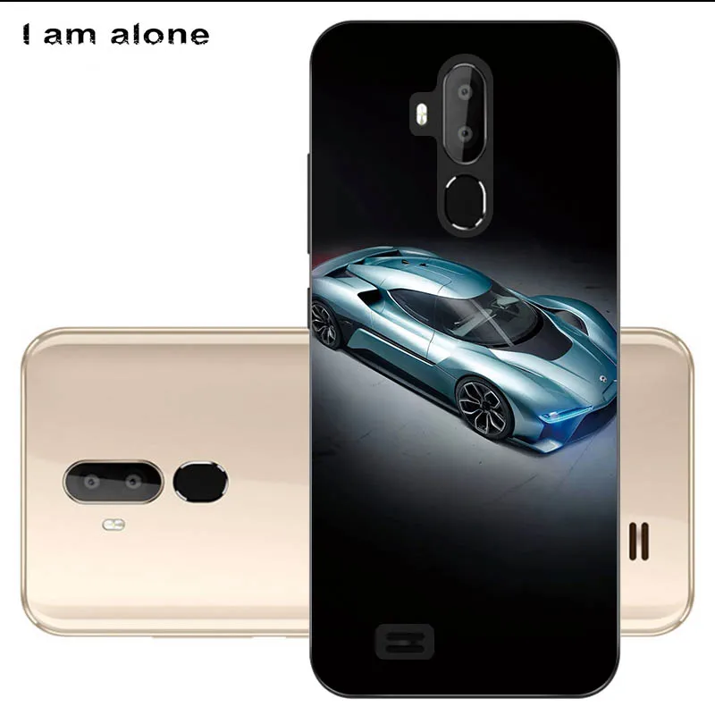 Чехлы для телефонов I am alone для Oukitel C12 Pro, 6,18 дюймов, модные чехлы из мягкого ТПУ для мобильных телефонов с цветочным рисунком для Oukitel C12 Pro - Цвет: Black TPU S12