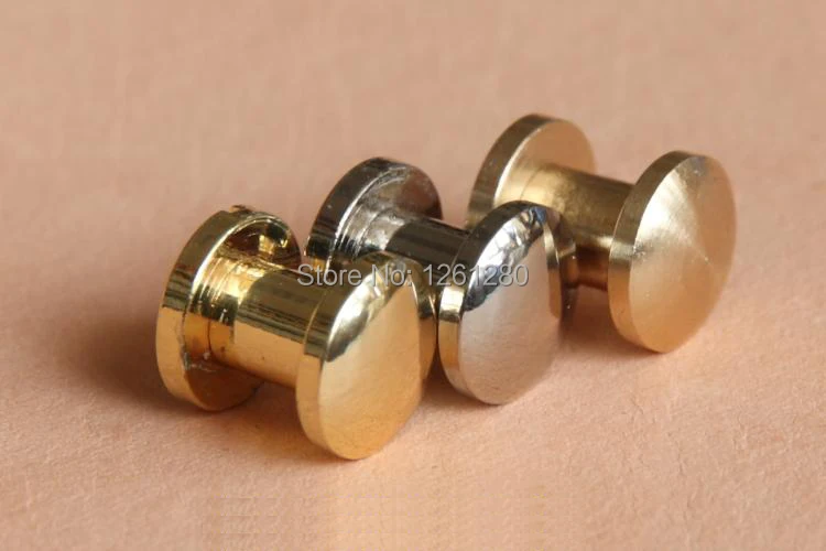 Бесплатная доставка латунный 9*6 мм кошелек с застежкой сумка Винт ремень