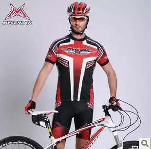 Mai Senlan sky short sleeve jersey cycling clothing short-sleeved suit male mountain bike | Спорт и развлечения
