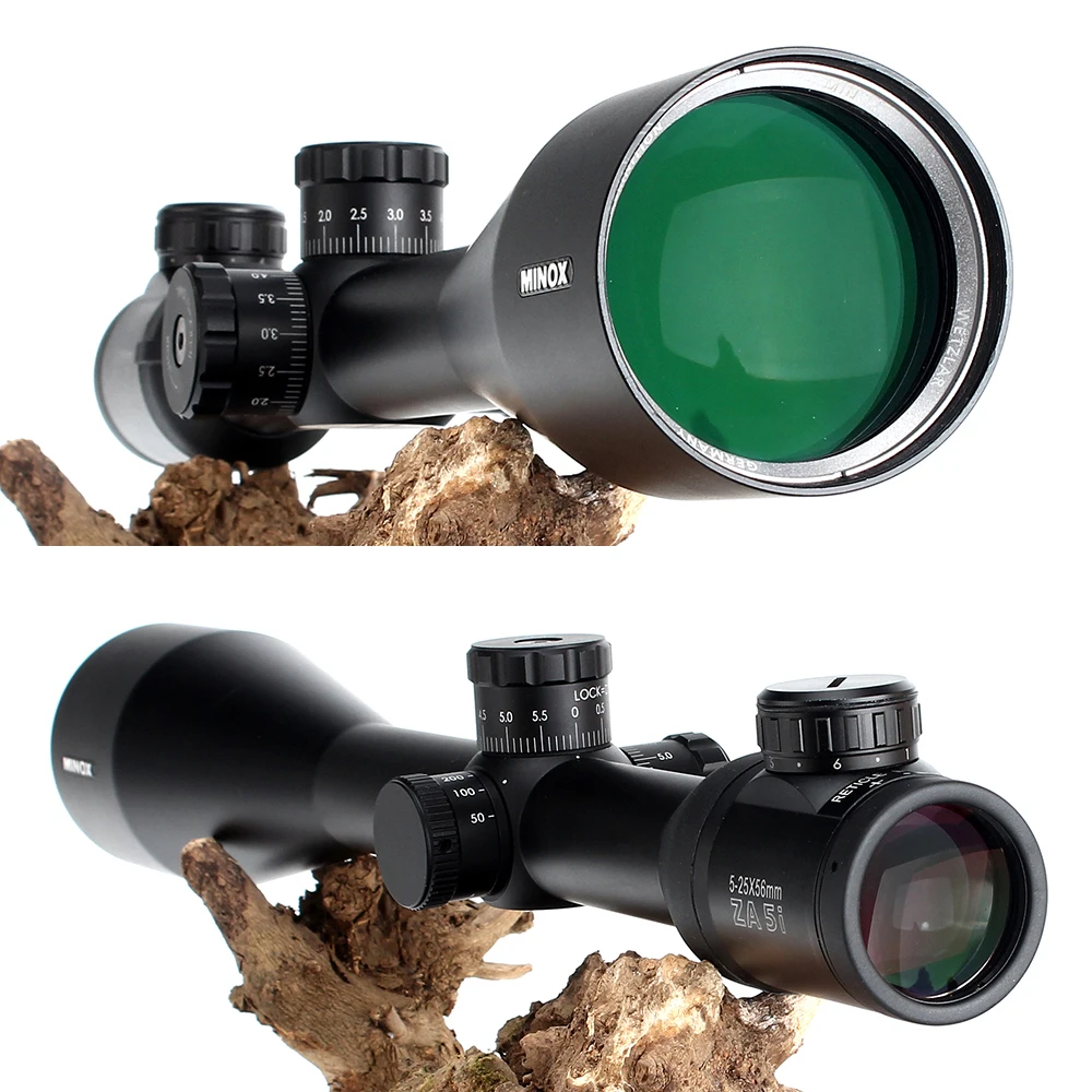 MINOX ZA 5i HD 5 25x56 SFIR охотничьи прицелы Светящееся Стекло с гравировкой сбоку Parallax
