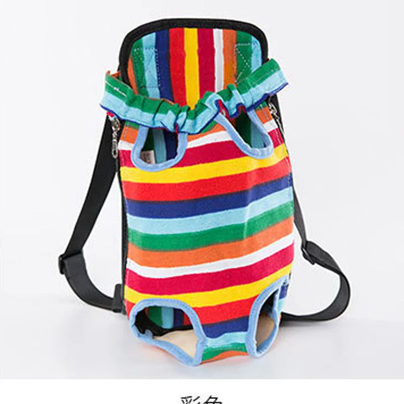 Multicolor Сумка-переноска через плечо, рюкзак для путешествий, переносная ручка, передний нагрудный держатель для щенка, чихуахуа, для домашних любимцев собак кошек, аксессуары - Цвет: Multicolor