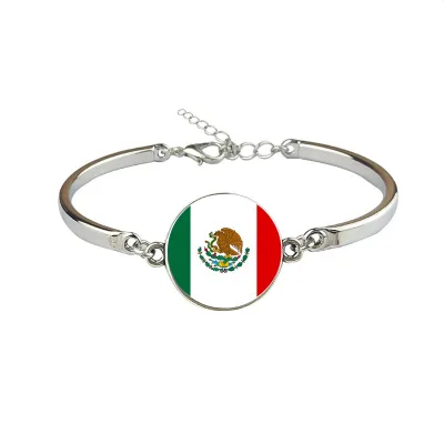 

New Mexico Flag Bangles Country Mexico Flag Bracelets Jewellery