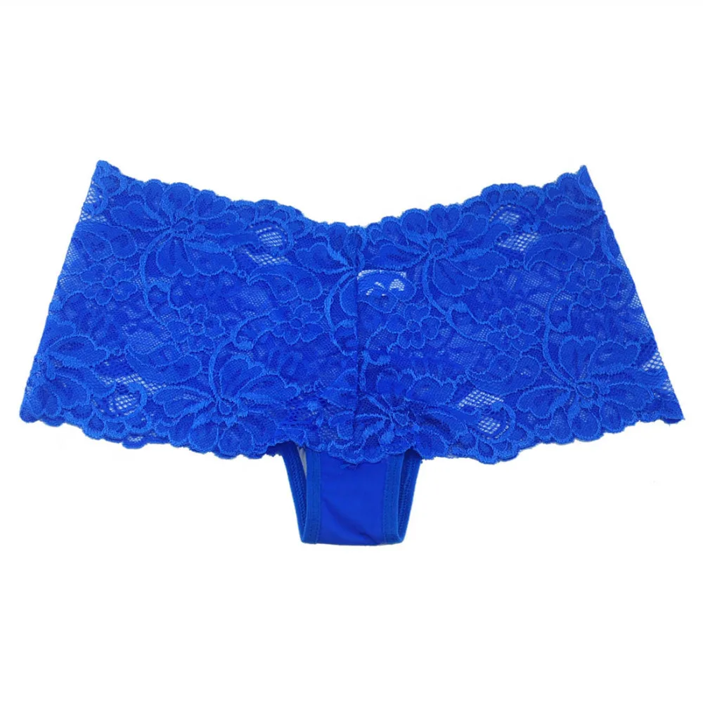 Трусы боксеры женские кружевные с низкой посадкой 6 шт./лот|briefs panties|string womenwomen boxer |