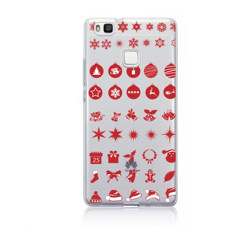 Зимний чехол для huawei P Smart силиконовый с милой Новый год мягкий P9 Lite mini P10 P20 Коврики
