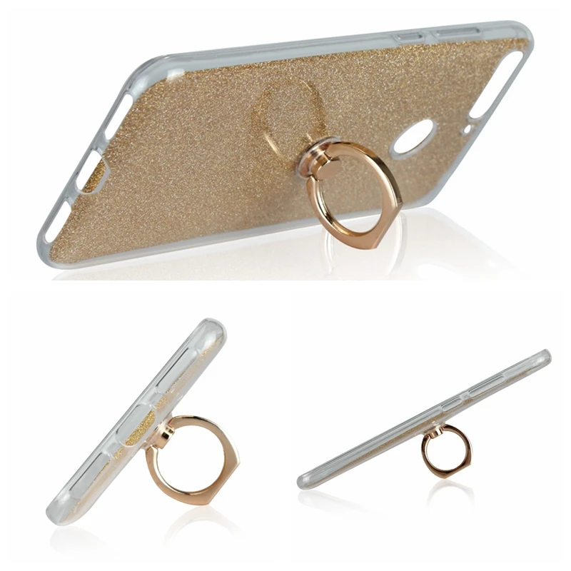Loovedwj для HUAWEI honor 7A чехол задняя прозрачная крышка Мягкие TPU кольца Bling Чехлы 7a |
