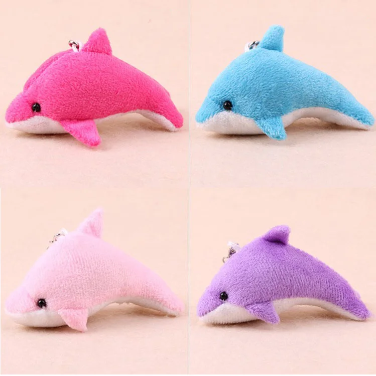 30pcs kawaii charm plush dolphin anime lanyard pendant strap for mobile phone wedding decoration gift keychain Free Shipping | Мобильные