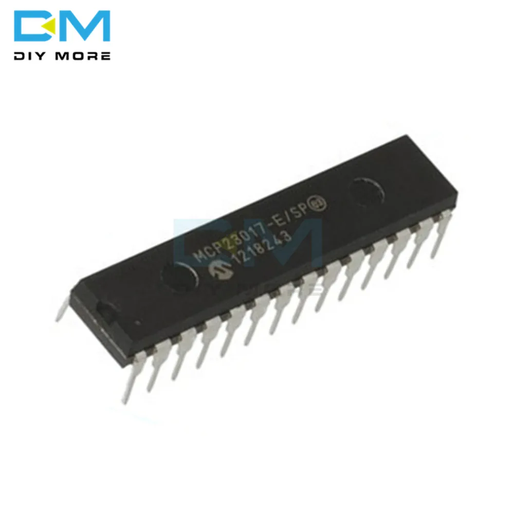 MCP23017 E/SP DIP 28 16 битный экспандер ввода/вывода с интерфейсом I2C IC|expander i2c|c c |